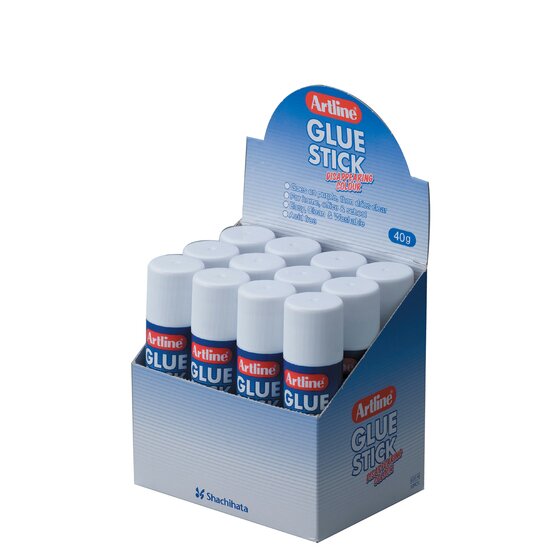 Artline Purple Glue Stick 40G Display