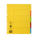 Marbig Indices & Dividers 5 Tab Manilla A4 Extra Wide
