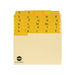 Marbig Guide Card A-Z/1-31 Tab Manilla 6X4 Buff