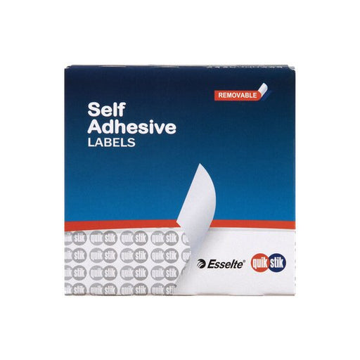 Quikstik Label Dispenser Rectangle 19X24MM White 650 Labels