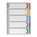 Marbig Indices & Dividers 5 Tab Reinforced A3 Portrait