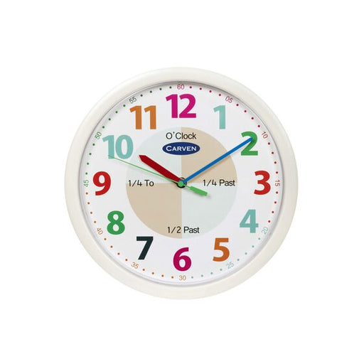 Carven Educational Clock 300MM 12HR