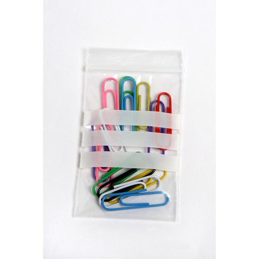 Cumberland Press Seal Bags 45MIC 50 X 75MM CLEAR/WHITE