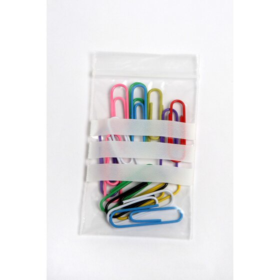 Cumberland Press Seal Bags 45MIC 50 X 75MM CLEAR/WHITE