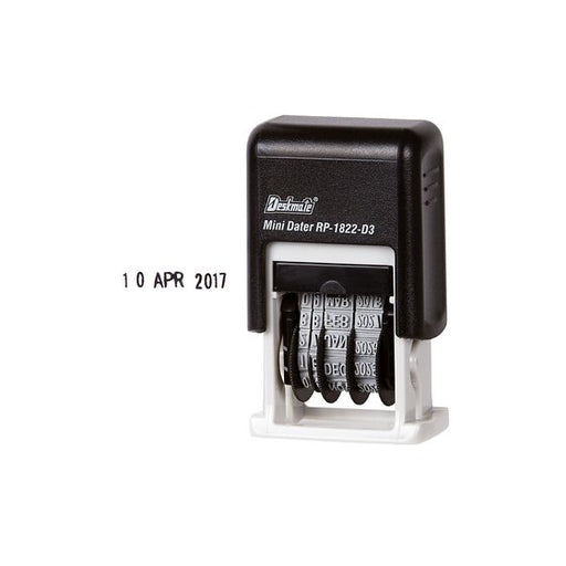 Deskmate Self-inking Dater Stamp Mini Dater 3MM