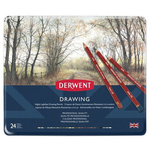 Derwent Drawing Pencil Tin 24