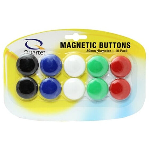 Quartet Magnet Buttons 30MM Asst PK10