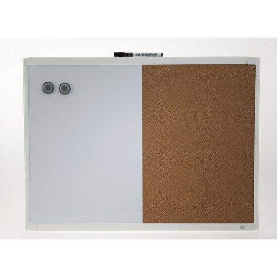 Quartet Basics Combo Board White Frame 430X580MM