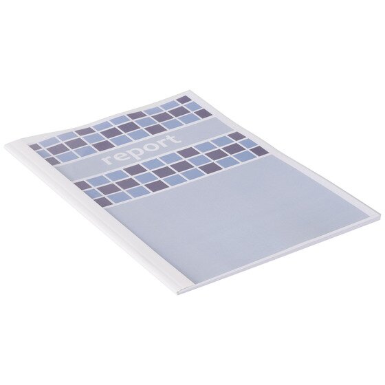 Gbc Binding Cover Thermal 3.0MM White Pack 100