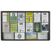 Quartet Enclosed Board Fabric 900X1500MM
