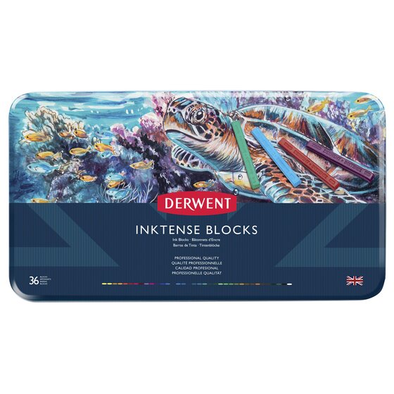 Derwent Inktense Block Tin 36