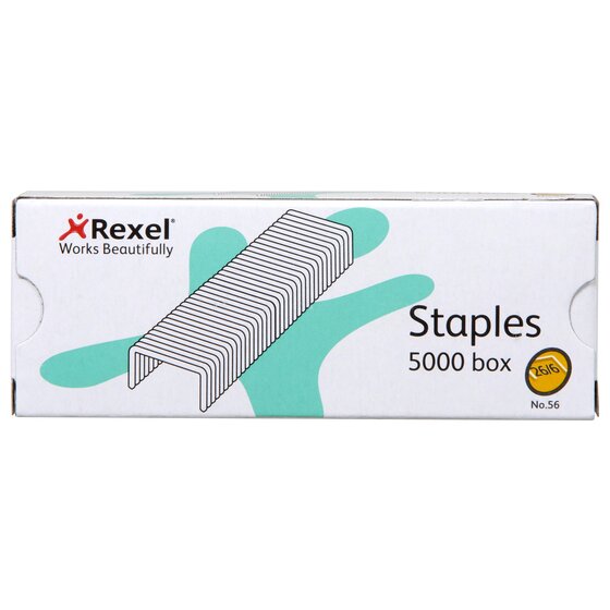 Rexel NO.56 Staples 26/6MM Box 5000