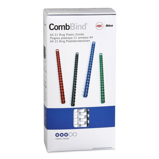 Gbc Binding Comb 14MM White Pack 100