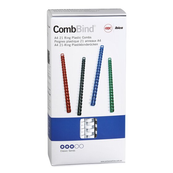 Gbc Binding Comb 14MM White Pack 100