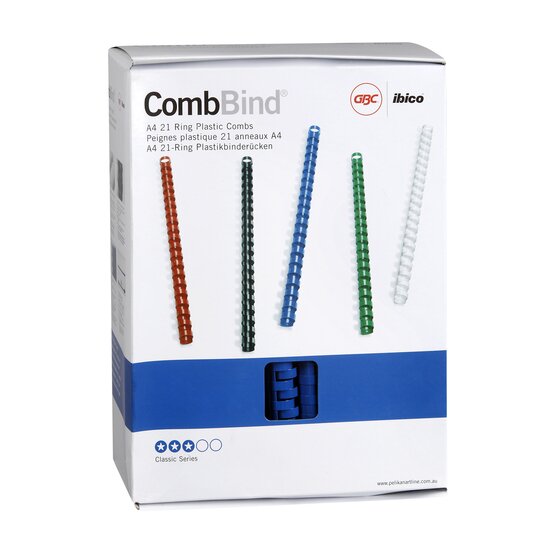 Gbc Binding Comb 19MM Blue Pack 100