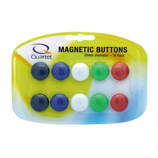 Quartet Magnet Buttons 20MM Asst PK10