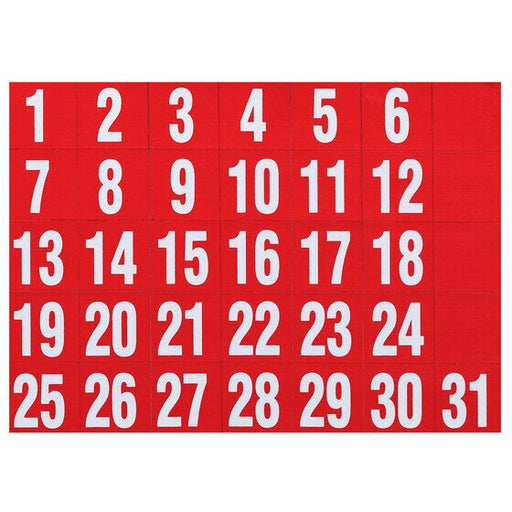 Quartet Magnet Organise Dates Red PK31