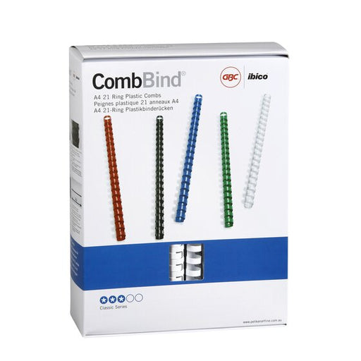 Gbc Binding Comb 16MM White Pack 100