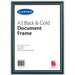Carven Document Frame BLACK/GOLD A3