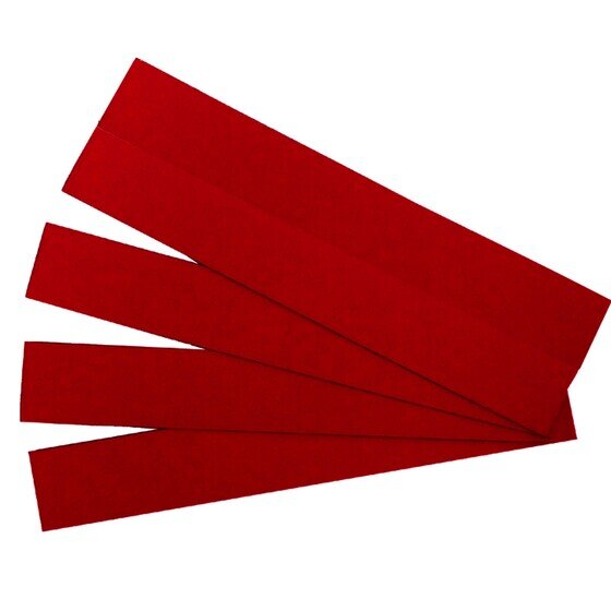 Quartet Magnet Strips 22X150MM Red PK25