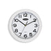 Carven Clock 250MM White Frame