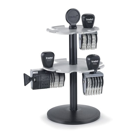 Trodat 3014 Stamp Rack 2 Tier - 14 Stamps