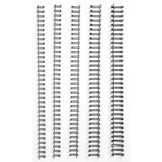 Gbc Binding Wire 34 Loop 6MM Black Pack 100
