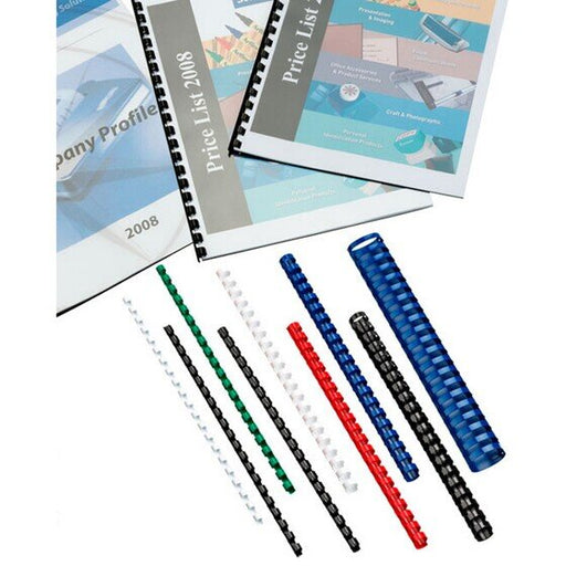 Gbc Binding Comb 25MM White Pack 50