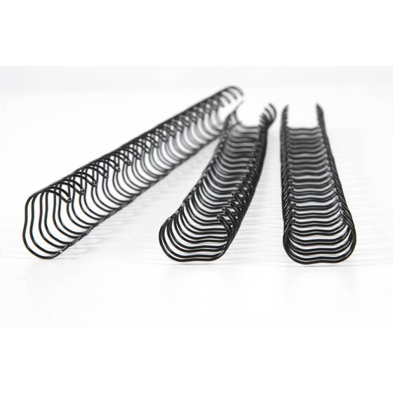 Gbc Binding Wire 21 Loop 12MM Black Pack 100