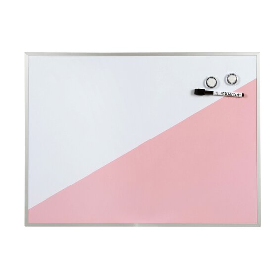 Quartet Geo Whiteboard Pink 430X580MM