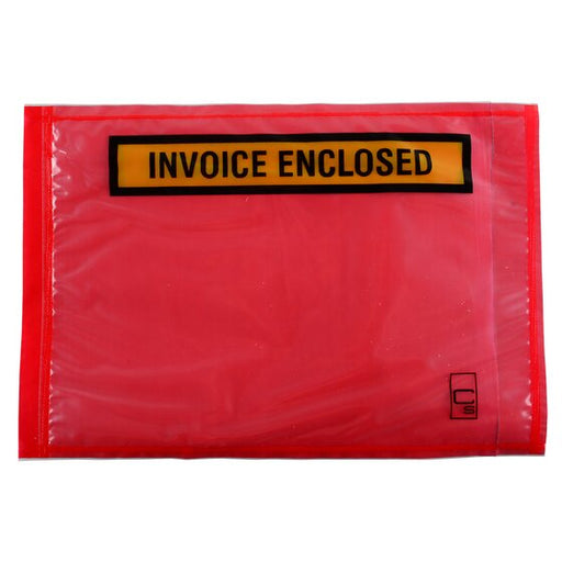 Cumberland Packaging Envelope Invoice Enclosed Red 165 X 115MM BX1000