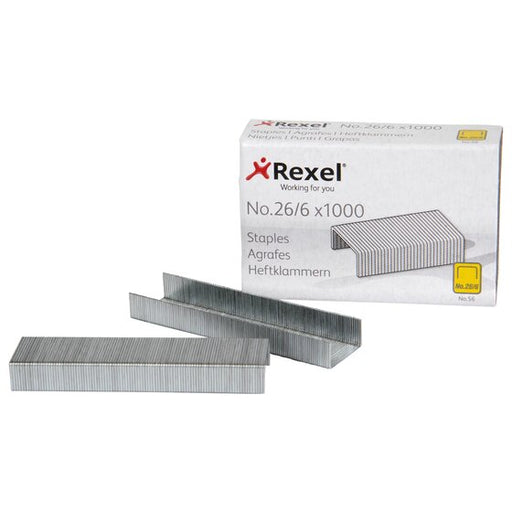 Rexel NO.56 Staples 26/6MM Box 1000