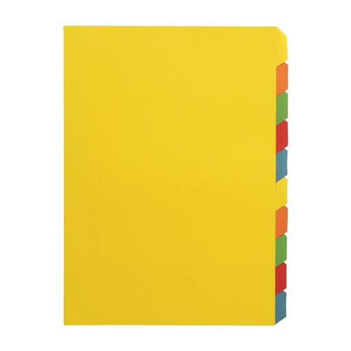 Gbc Binding Tab Dividers A4 Colour Pack 10