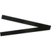 Quartet Magnet Strips 25X300MM Black PK2