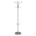 Alba Stily Coat Rack Silver / Wood