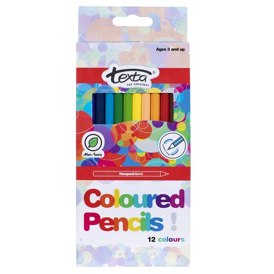 Texta Coloured Pencils Box 12