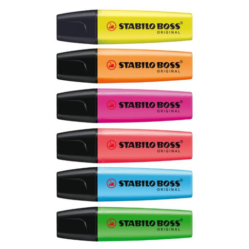 Stabilo Boss Highlighter Asstd Wallet 6
