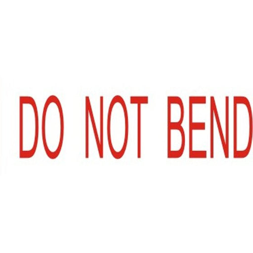 Deskmate Pre-inked Office Stamp Do Not Bend Red