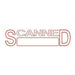 Deskmate Pre-inked Office Stamp Scanned (date) Red