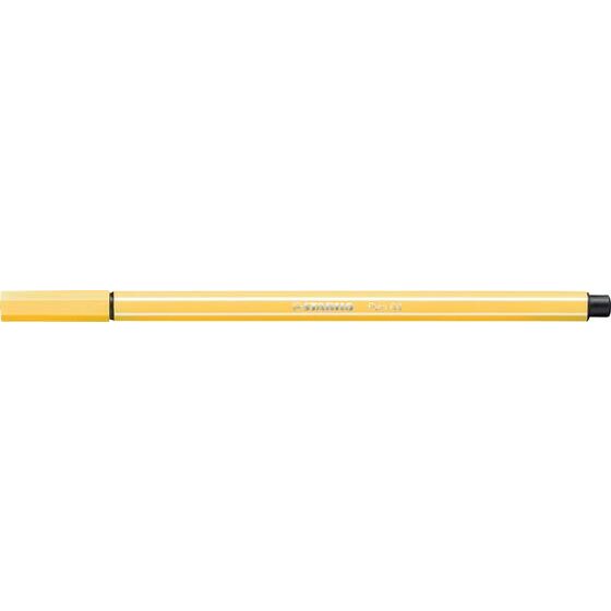 Stabilo Pen 68 Fibre Tip Pen Yellow