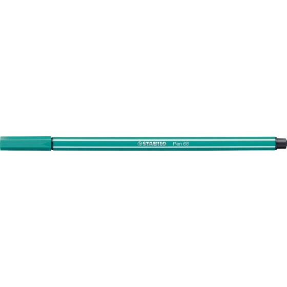Stabilo Pen 68 Fibre Tip Pen Turquoise Blue