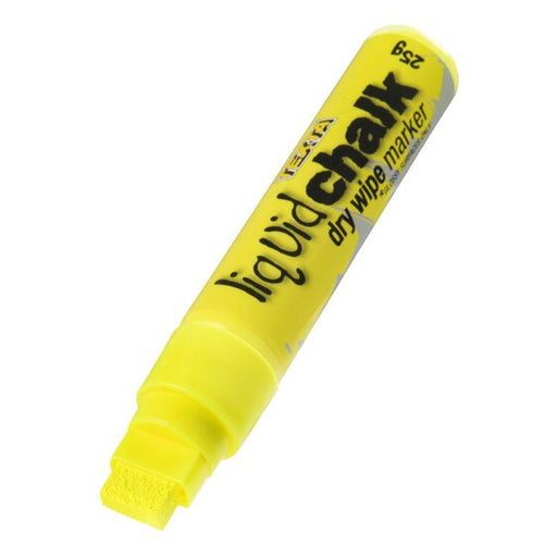 Texta Liquid Chalk Marker Dry Wipe Yellow