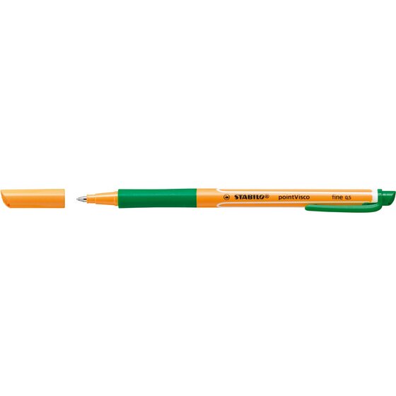 Stabilo Point Visco Rollerball Green Box 10