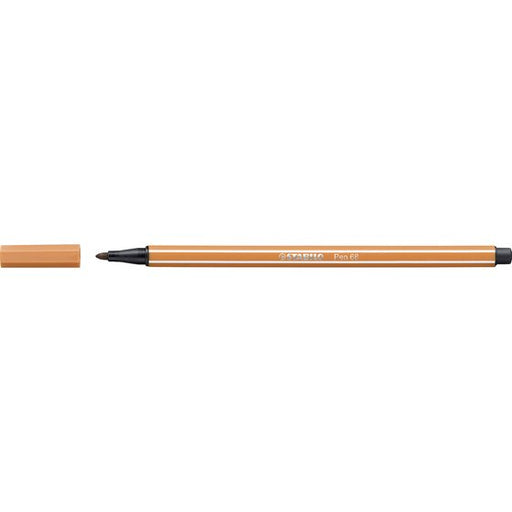 Stabilo Pen 68 Fibre Tip Pen Dark Ochre