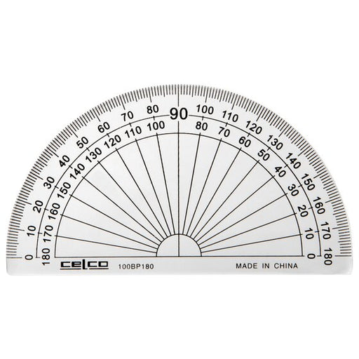 Celco Protractor 10CM Clear