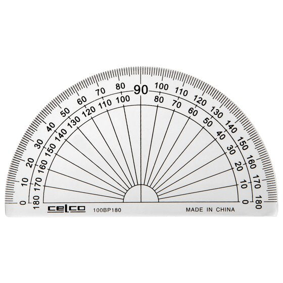 Celco Protractor 10CM Clear