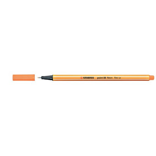 Stabilo Point 88 Fineliner Neon Orange Box 10