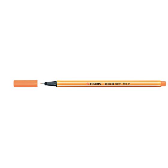Stabilo Point 88 Fineliner Neon Orange Box 10