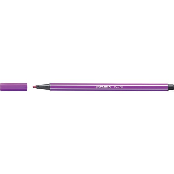 Stabilo Pen 68 Fibre Tip Pen Lilac