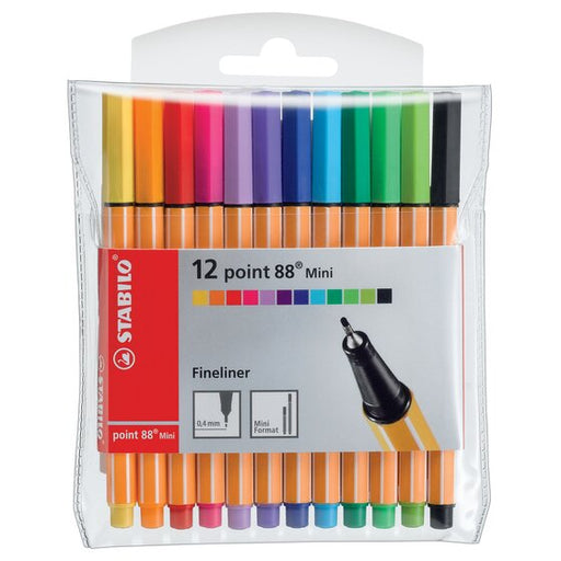Stabilo Mini Point 88 688/12-1 Ast WAL12